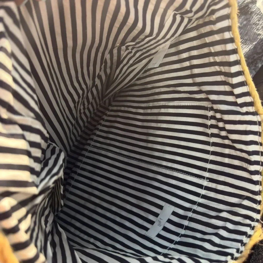 NWT‎ J.Jill  Gorgeous Sand and Sea Jute Tote-Woven Tote Bag